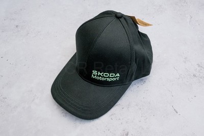 Genuine Skoda Cap Black Skoda Motorsport Merchandise 6U0084300 Gift