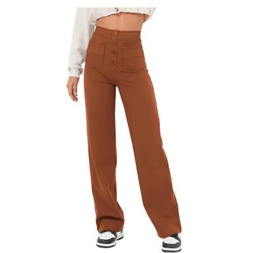 Women's Casual High Waist Stretch Pants Ladies Flexi Pants for Women Trousers - Picture 26 of 31