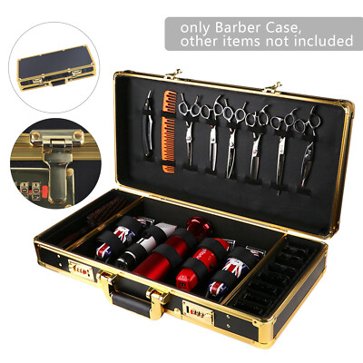 Friseursalon Werkzeug Koffer Barber Stylist Trimmer Scheren Kamm Organizer Box