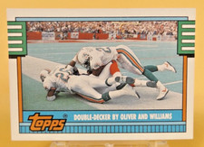 1990 Topps #512 - Team Leaders - Dolphins - Double Decker - Near Mint