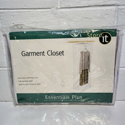 Essentials Plus Garment Closet 54''×20'' Clear