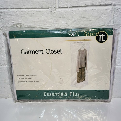 Essentials Plus Garment Closet 54"×20" Clear - 第 1/7 張圖片