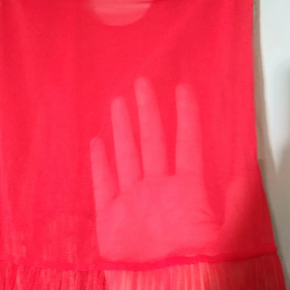 Shirley of Hollywood Pequeño Babydoll Lencería Corazón Cuarto Taza Vestido Sexy Malla Foto 3 de 4