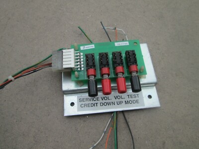 williams bally atari test volume button s  board  Arcade Game From oldwarehouse 