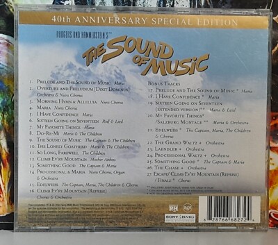 THE SOUND OF MUSIC - 2004 40th Anniversary Special Edition CD with