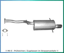 Endschalldämpfer für Subaru Impreza 2.0 118KW ab Bj.05 Auspuff Endtopf Dichtung