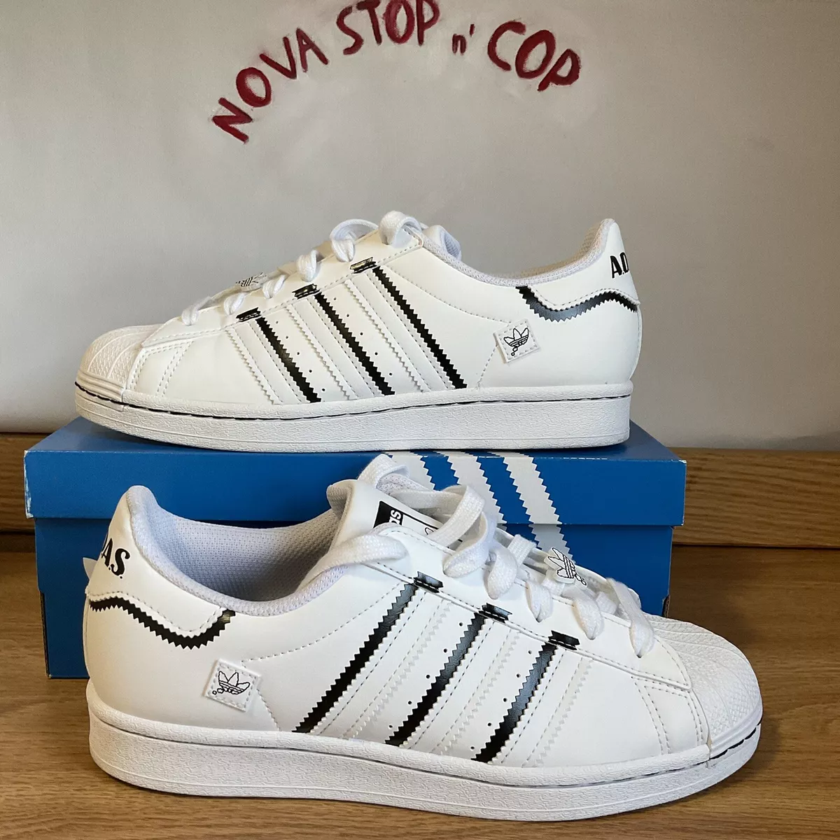 Juun. j x hot sale adidas original 'superstar' sneakers