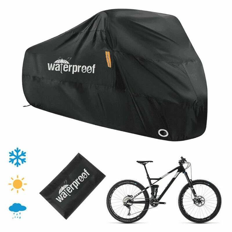 Copertura bicicletta mountain bike resistente impermeabile pioggia protezione UV borsa portaoggetti