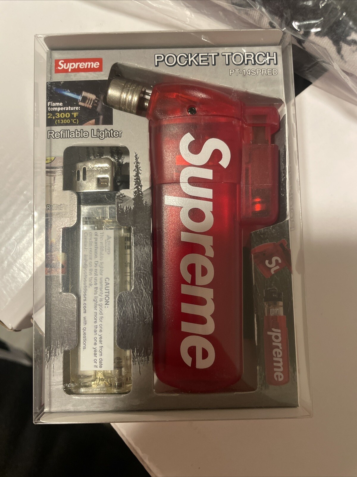 🔥Supreme Soto Pocket Torch|FW23|RED|ship fast｜IN HAND ALREADY