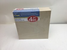 6 Pack 10  x 10  Unfinished Wood Cradled Wooden Canvas Panels Boards for Painting