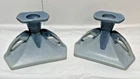Vintage Roseville Pottery Carnelian I W/blue Drip On The Candleholders Very Nice