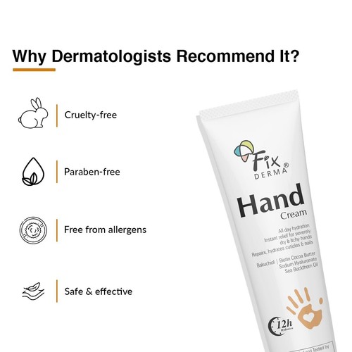 Fixderma Hand Cream For Dry & Rough Hands 30gm With Cocoa Butter & Bakuchiol /FS - Picture 8 of 9