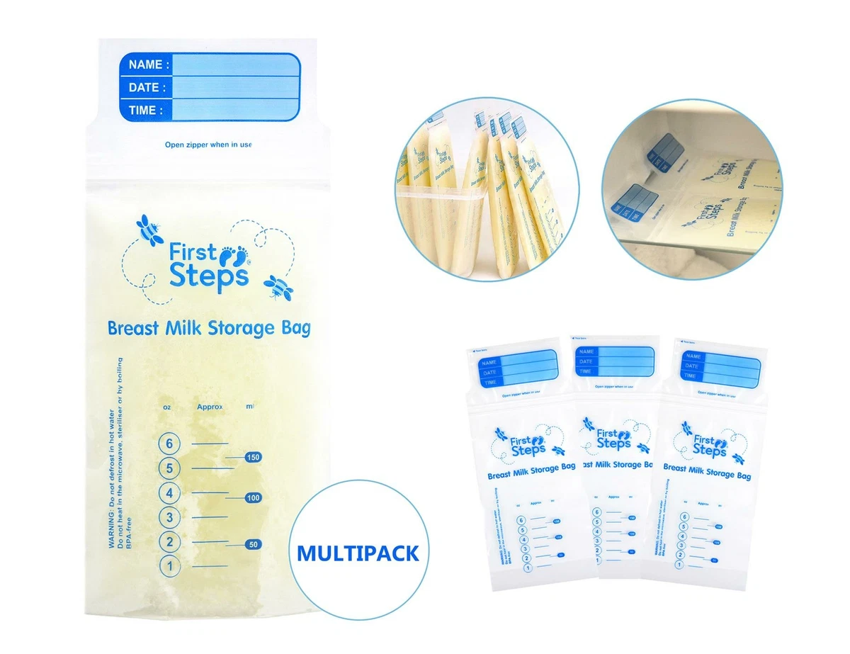 Breast on sale milk containers