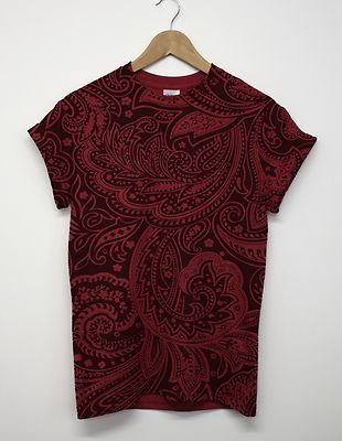 T-Shirt Cardinal Paisley All Over Print Urban Herren frisch Streetweat