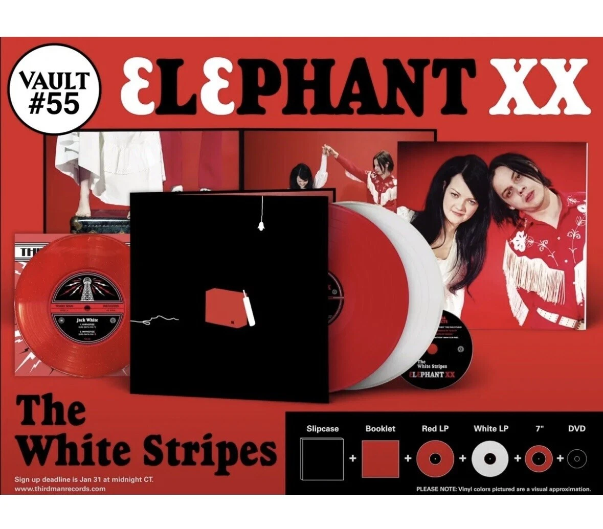 The White Stripes Velocidad de 33 RPM Discos de Vinilo