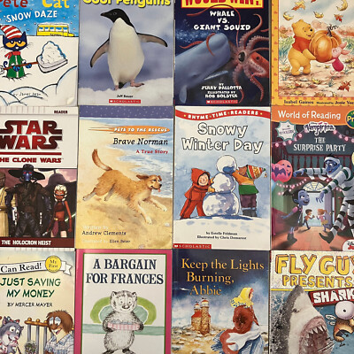 Kids Easy Readers Books Random Levels 4 5 or Unleveled Learn To Read 20 Book Lot