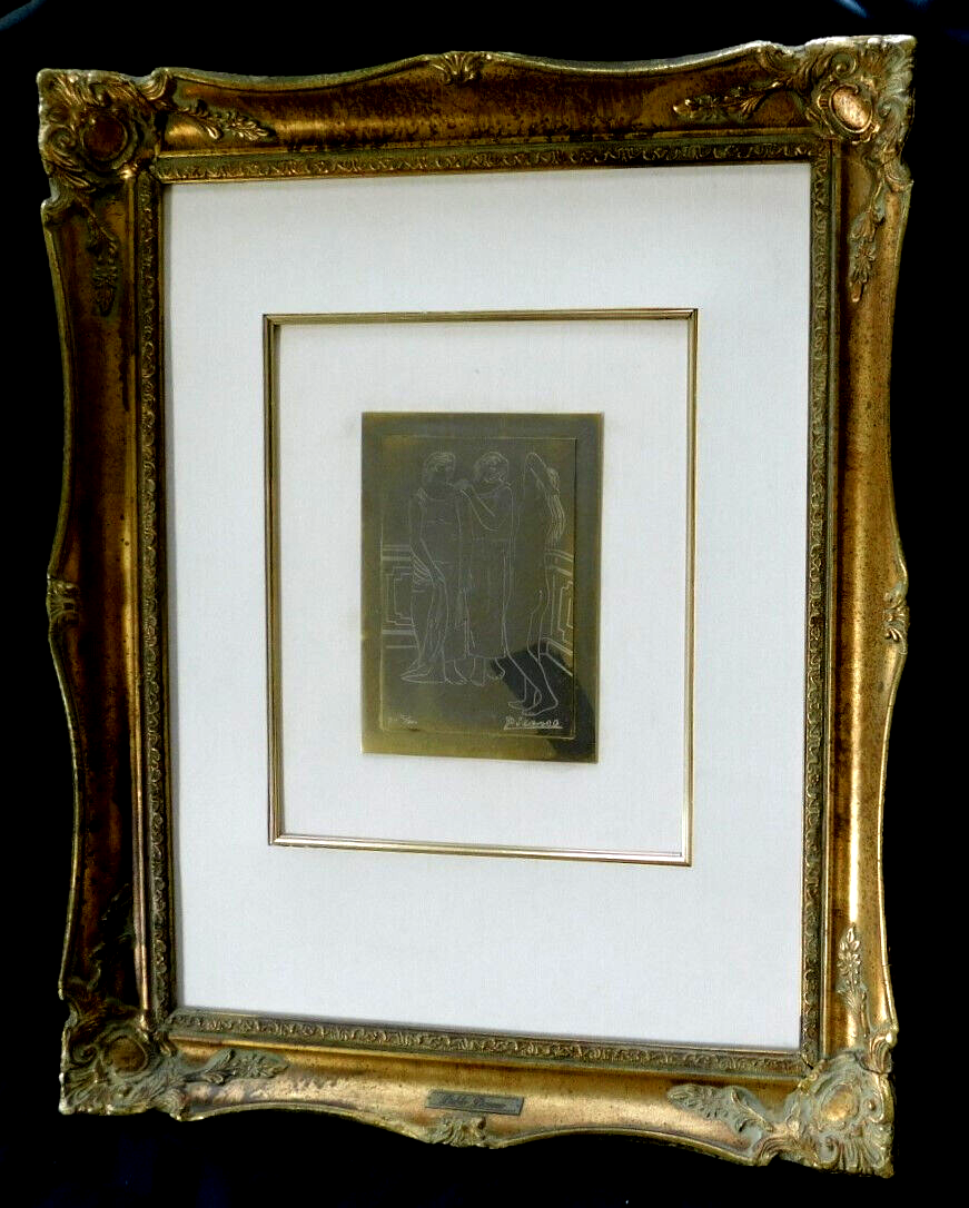 Picasso　ピカソ　930×700　　'85 レア Pablo Picasso (1881-1973), Visage no. 202 (A.R. 495