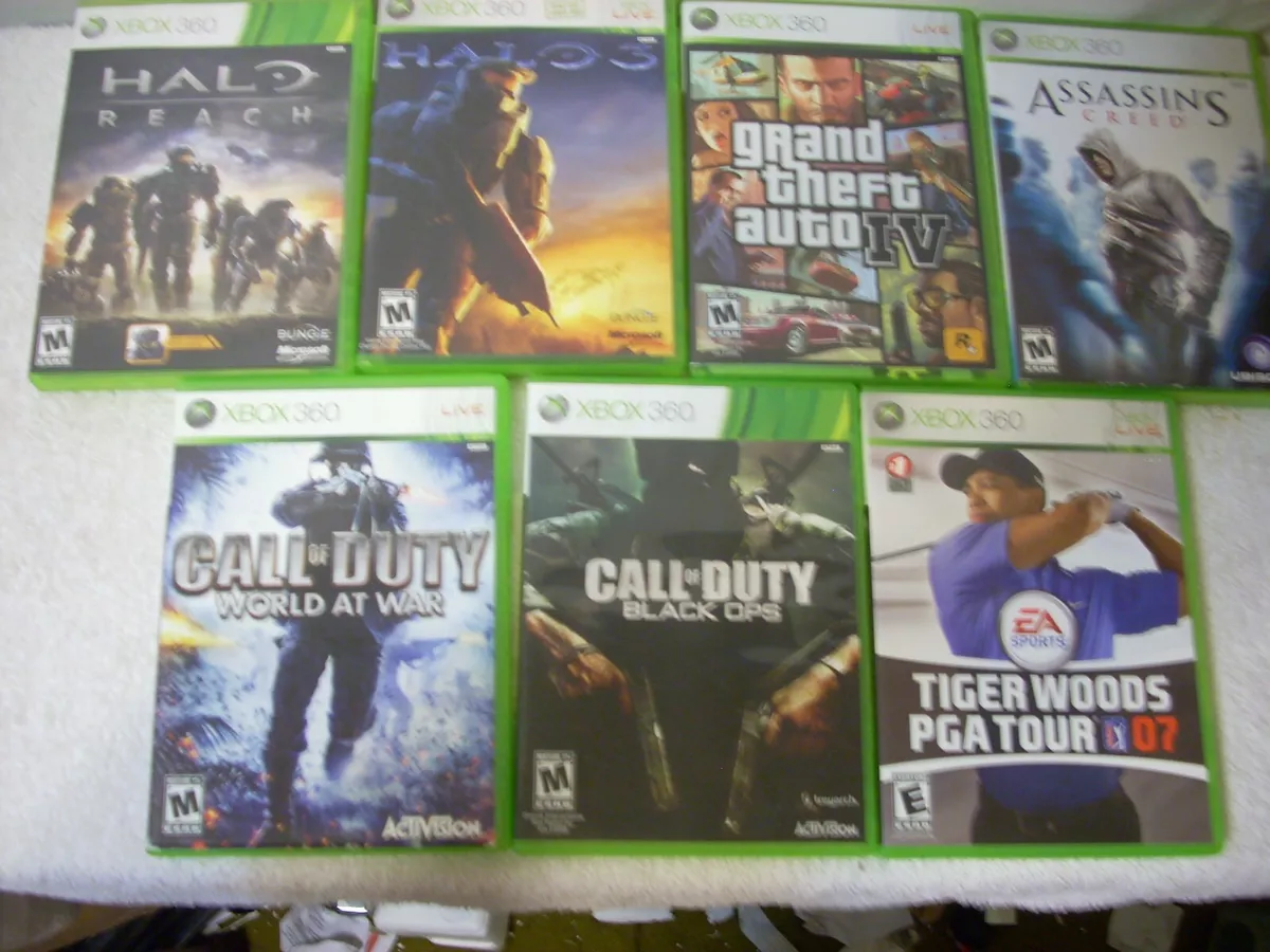 Jogos De Xbox 360/video Game/kit Com 7 Unidades/novos