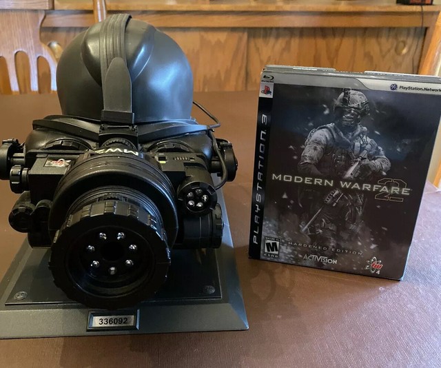 Modern Warfare 2 Night Vision Goggles w/ PS3 Game, Steelbook, Art Book, & Sleeve eBay