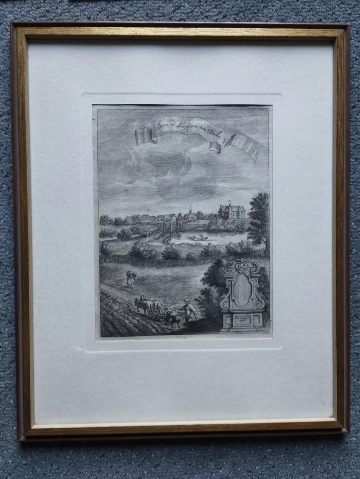 Kupferstich von Delbrück Boke - von Rudolphi 1672 aus MONUMENTA PADERBORNESIS ! - Bild 2 von 4