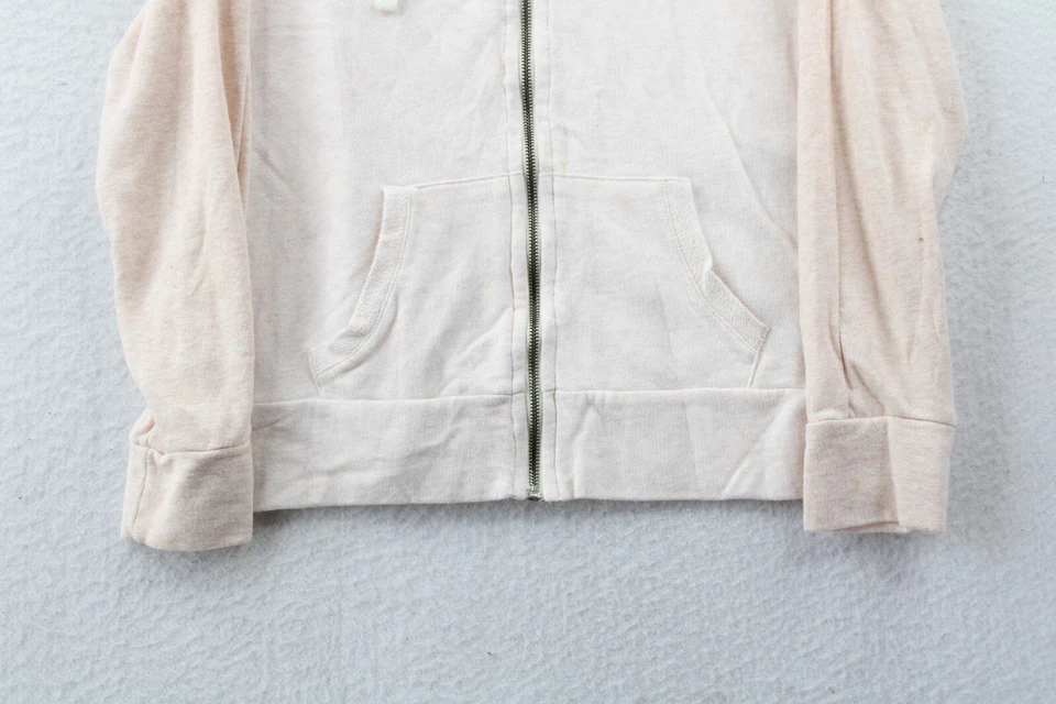 Sonoma Mujer Rosa Cremallera Completa Cuello Alto Sudadera Chaqueta Talla S Foto 3 de 4