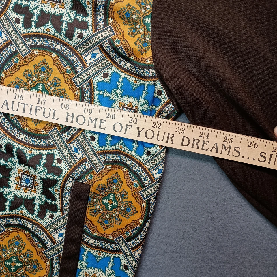 VTG Enyce Track Jacket Mens Large Brown Full-Zip Long Sleeve Casual L 90s y2k - Image 4 of 4