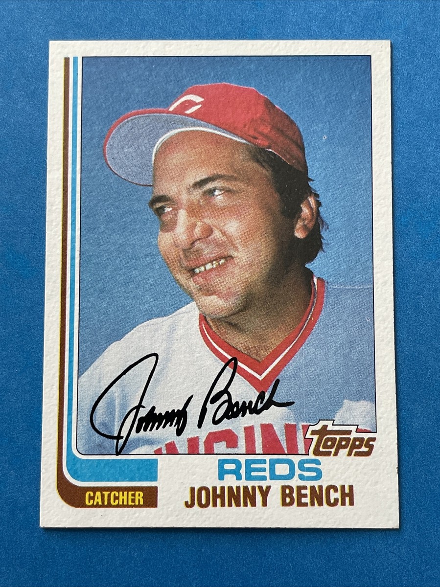 1982 Topps #400 Johnny Bench Cincinnati Reds Baseball Card HOF | eBay