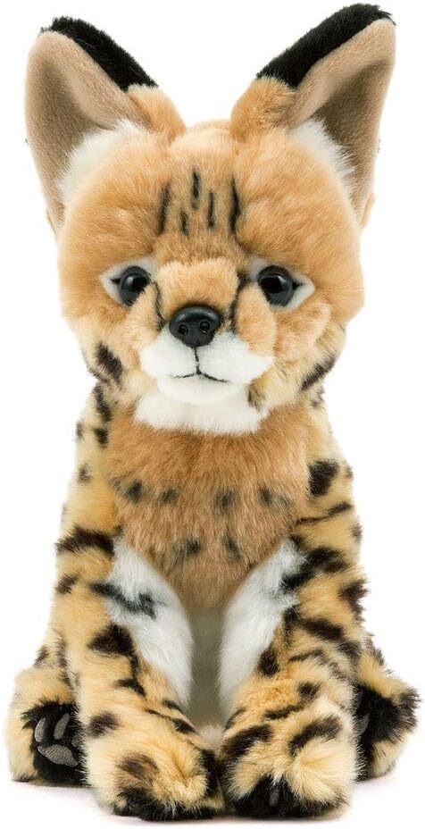 New COLORATA Serval Savannah Cat Plush Doll Stuffed toy from Japan