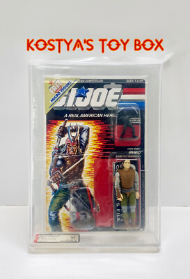 GI Joe BUDO 1988 MOC AFA 85 Hasbro Vintage New Factory Sealed Action Figure