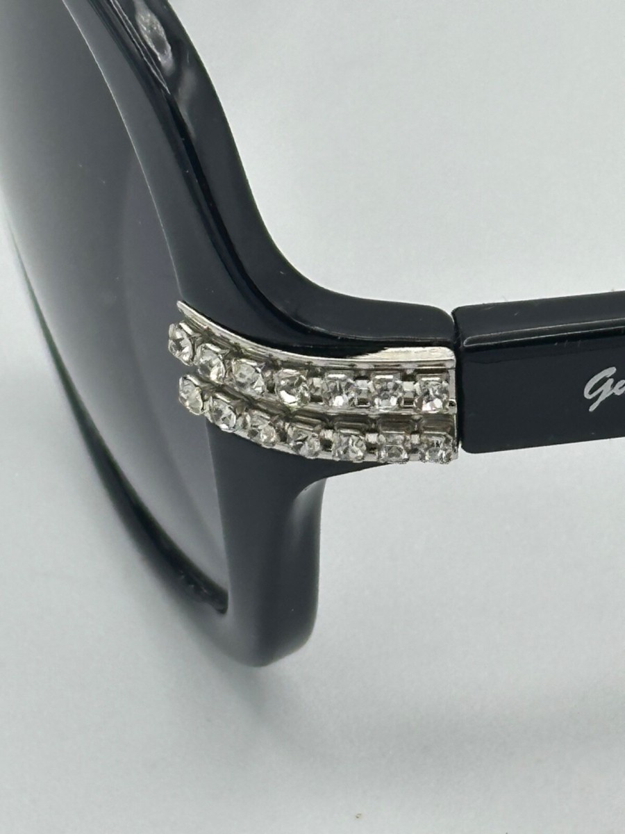 Guess Sunglass Womens Black Overside Rectangle Plastic  display picture 1