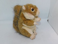 GUND SQUIRREL Gundimals 7  Soft Realistic Brown RARE Furry Plush Stuffed Animal