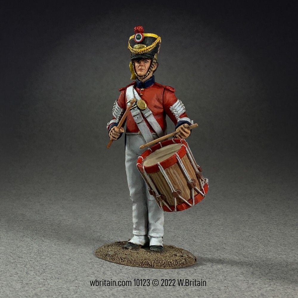 BRITAINS SOLDIERS MUSEUM 10123 - Mexican Infantry Drummer, 1836