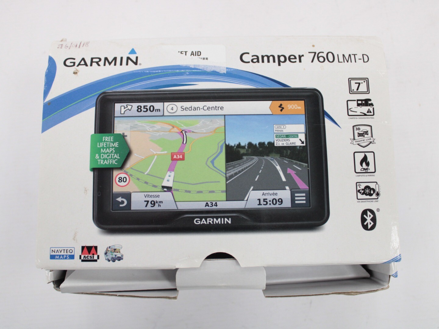 GARMIN Camper 760 LMTD Sat Nav GPS Navigation, Black E35 eBay