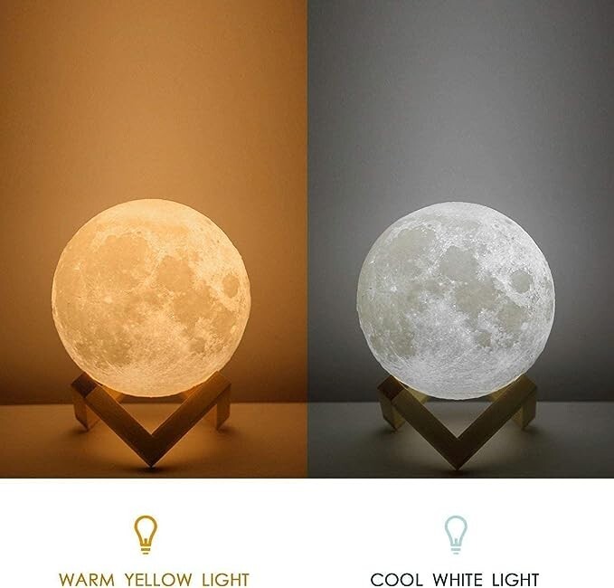Lampada Personalizzata Con Foto 3d,Lampada Luna