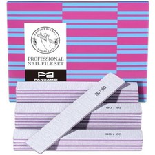 Nail File, 24PCS 80/80 Grit Nail Files, Double Sided Emery Boards for Nails