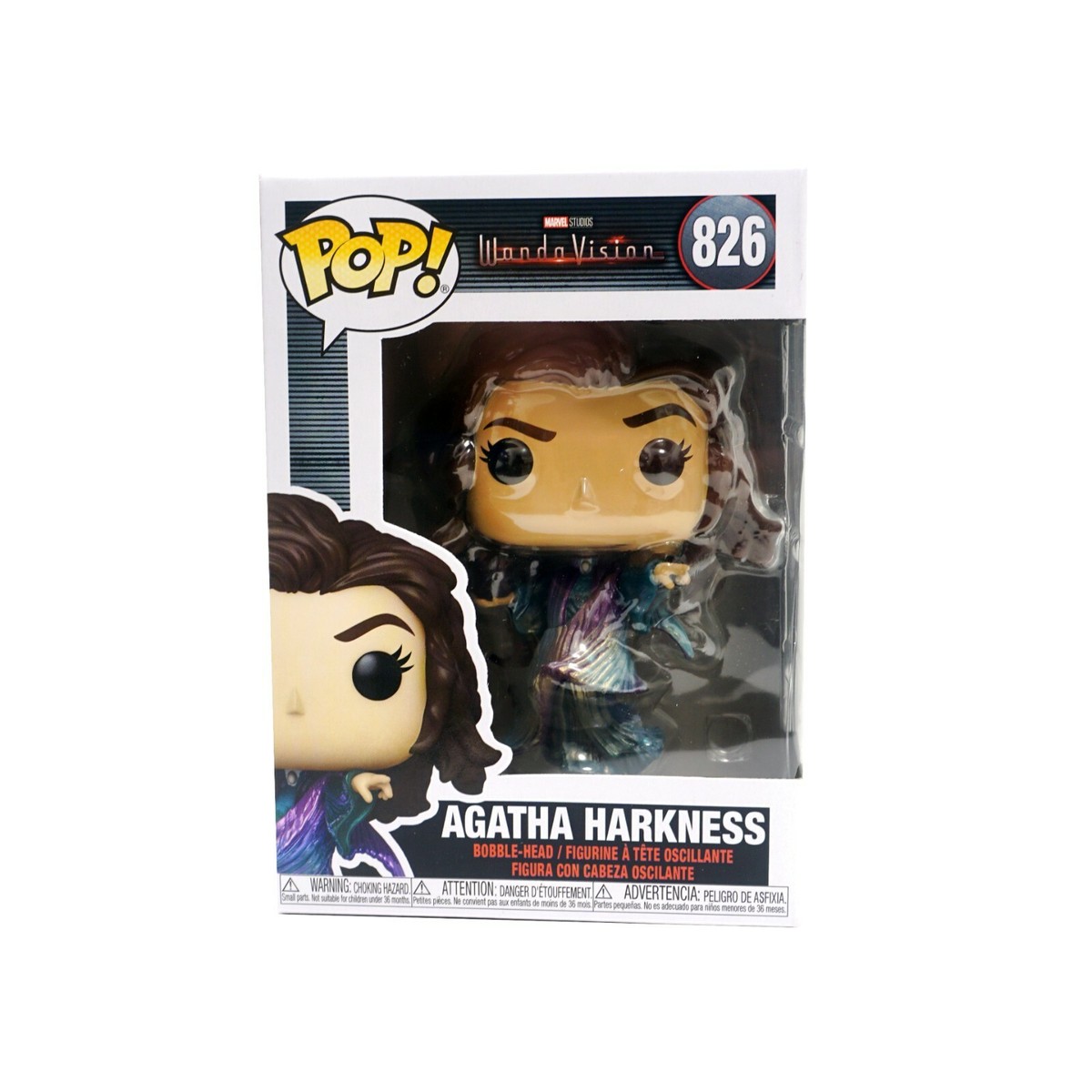 Funko POP Wandavision Agatha Harkness #826 Disney+ w FREE PREMIUM
