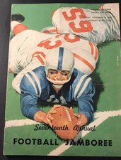 1960 Tony Conigliaro Program Manning Bowl St.Mary's Lynn High School FOOTBALL VG