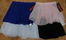 Mock Wrap Chiffon Skirt EUROTARD Dance Ballet 5 Color Choice Child Sze NWT 10127