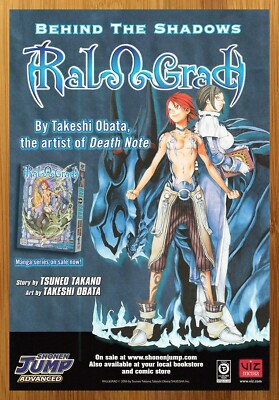 Ral Grad 2009 Ral Grad Manga Vintage Print Ad/Poster Tsuneo Takano Takeshi Obata ...