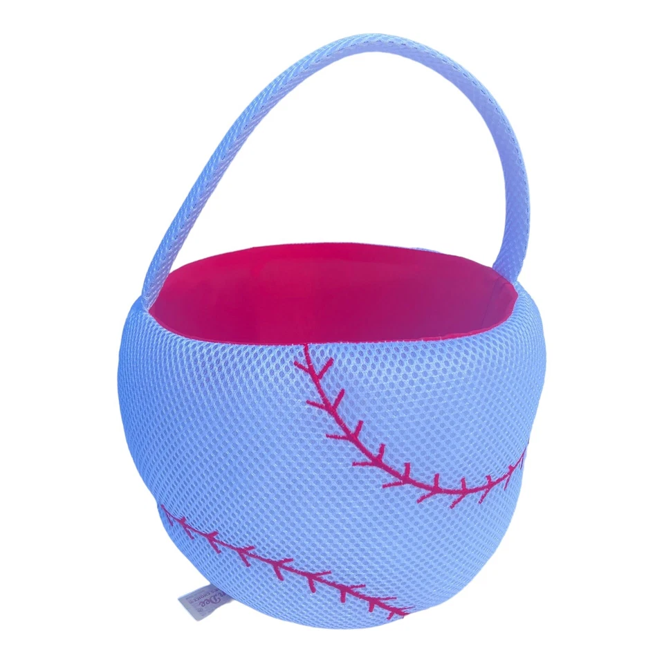 Cesta de Pascua niños felpa béisbol 8 pulgadas de diámetro Foto 3 de 4