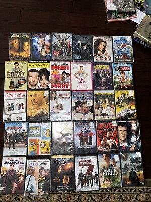 Lot 30 BRAND NEW SEALED DVDs Movies Assorted Wholesale Bulk Action Comedy Lot #2