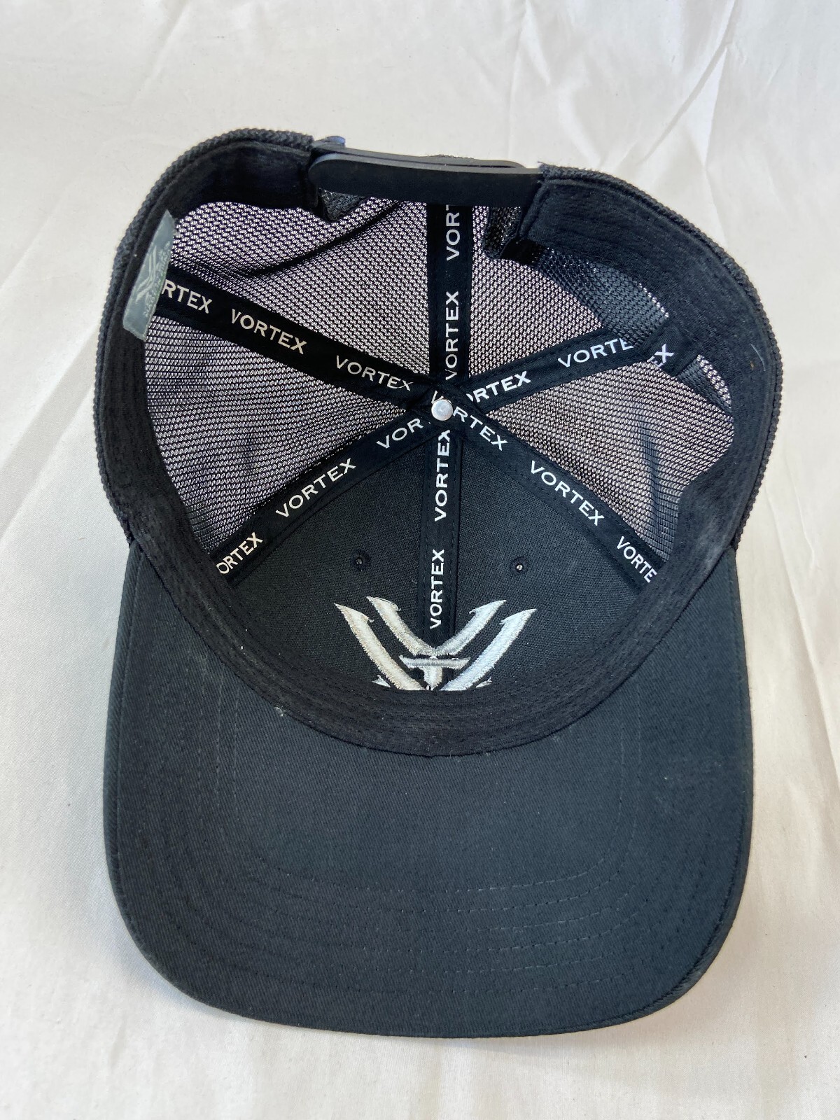Vortex Baseball Cap Snapback Hat Mesh Back Black … - image 7