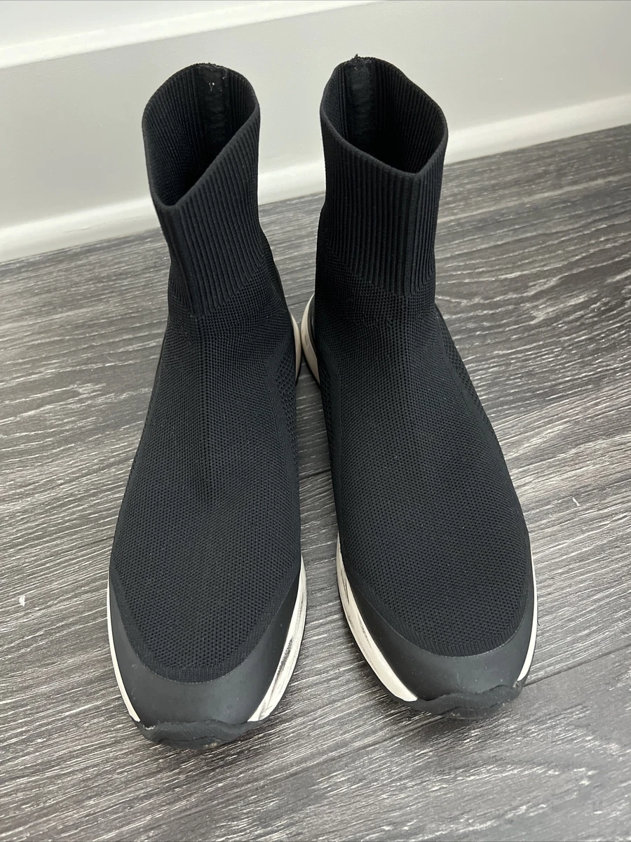 Zara socks boot shoes in black, Women's Fashion, Footwear, Sneakers on  Carousell