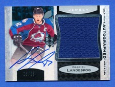 2013 UD HOCKEY GABRIEL LANDESKOG ULTIMATE AUTOGRAPHED THREADS auto /99
