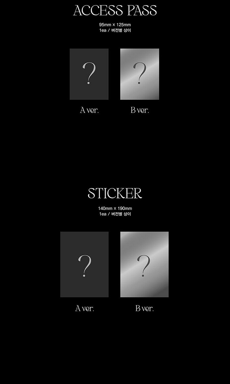 AB6IX [A TO B] 5th EP Album CD+Photo Book+2 Card+Poster+ID Card+A