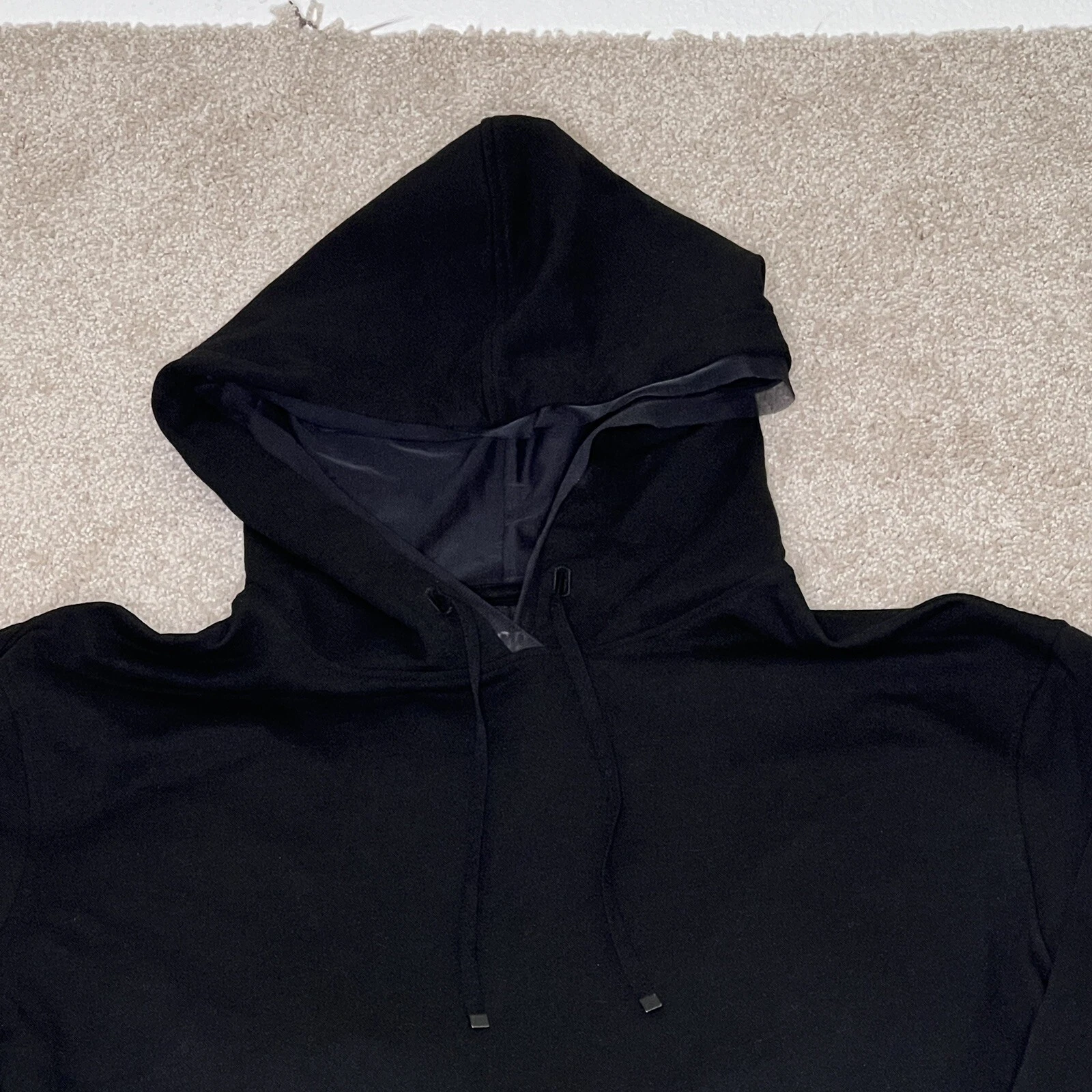 UNDERCOVER Felpa con cappuccio Victoria's Secret Victoria Sport nera donna grande schiena aperta