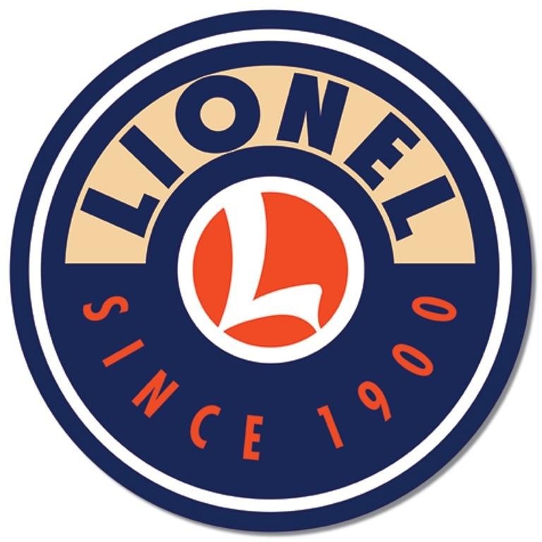 Lionel Since 1900 Model Train Advertisement Embossed Metal Sign Made In The USA