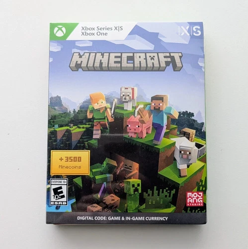 Minecraft with 3500 Minecoins - Code in Box - Xbox Series X/S, Xbox One