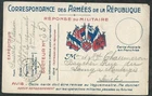 WW1-FRENCH MILITARY CARD-USED 1915 FROM A SOLDIER KILLED 1915