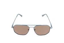 WMP Emmett Gray Aviator Polarized Sunglasses 59-17-155